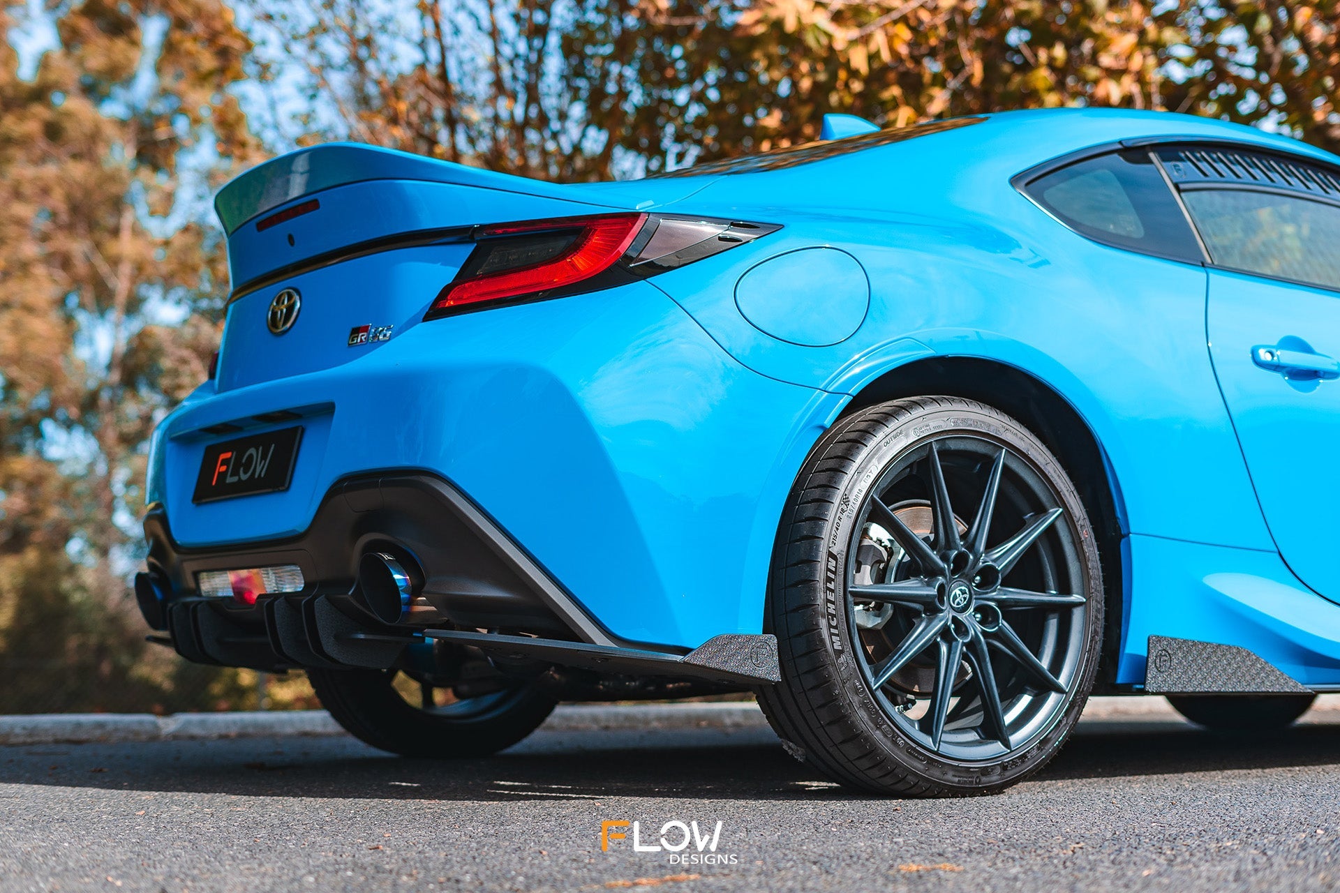 FLOW Designs  ZN8 GR86 Flow-Lock Rear Diffuser (GLOSS) - MODE Auto Concepts
