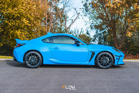 FLOW Designs  ZN8 GR86 Side Skirt Splitters (GLOSS: Pair) - MODE Auto Concepts