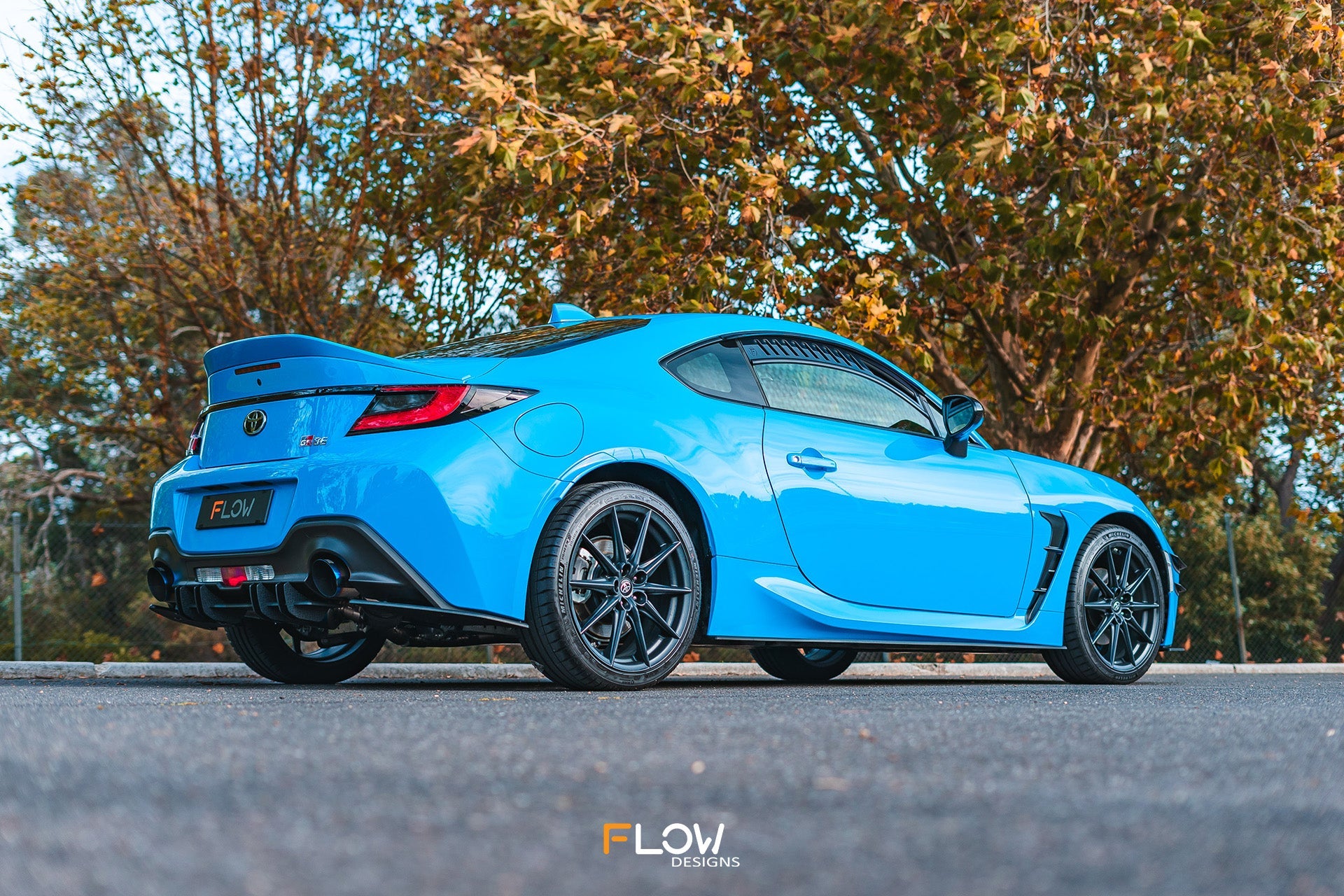 FLOW Designs  ZN8 GR86 Rear Spats (GLOSS; Pair) - MODE Auto Concepts