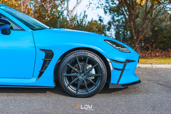 FLOW Designs  ZN8 GR86 Front Lip Splitter Winglets (Pair) - MODE Auto Concepts