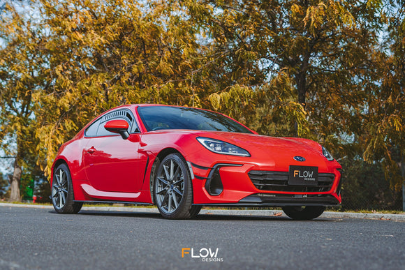 FLOW Designs  ZD8 BRZ Front Lip Splitter (TEXTURED) - MODE Auto Concepts