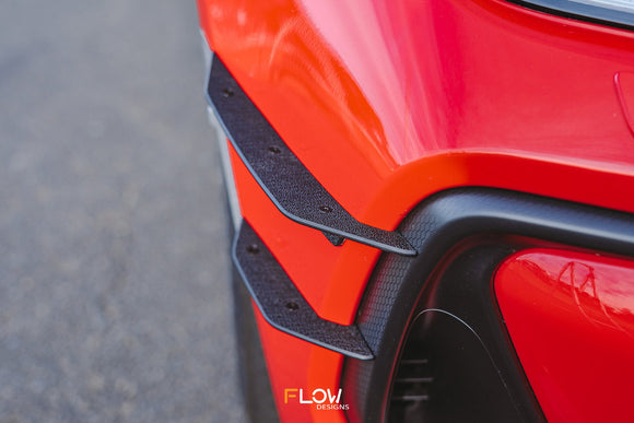 FLOW Designs  ZD8 BRZ Front Bumper Canards - MODE Auto Concepts