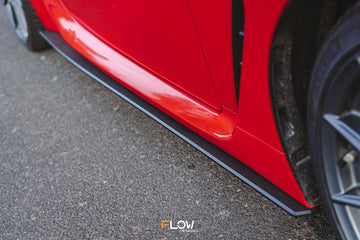 FLOW Designs  ZD8 BRZ Side Skirt Splitters (TEXTURED: Pair) - MODE Auto Concepts