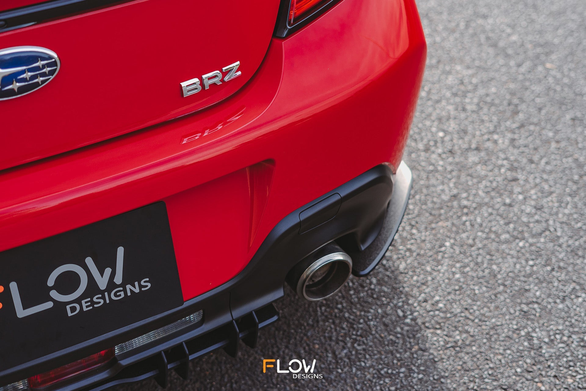 FLOW Designs  ZD8 BRZ Rear Spats (TEXTURED; Pair) - MODE Auto Concepts