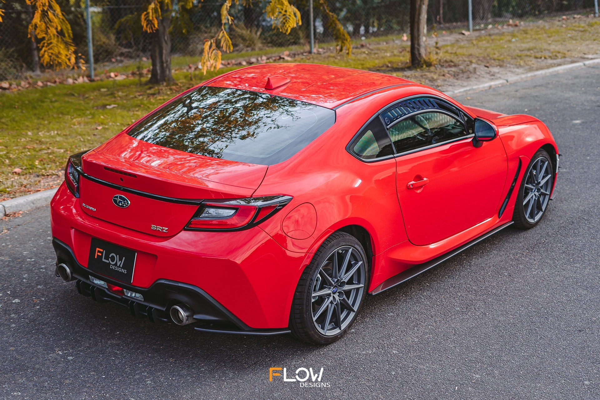 FLOW Designs  ZD8 BRZ Flow-Lock Rear Diffuser (TEXTURED) - MODE Auto Concepts