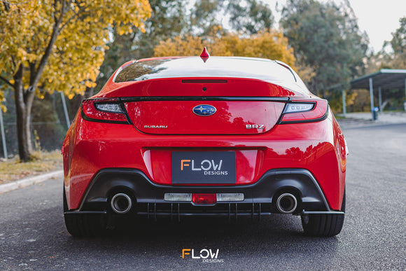 FLOW Designs  ZD8 BRZ Flow-Lock Rear Diffuser (TEXTURED) - MODE Auto Concepts