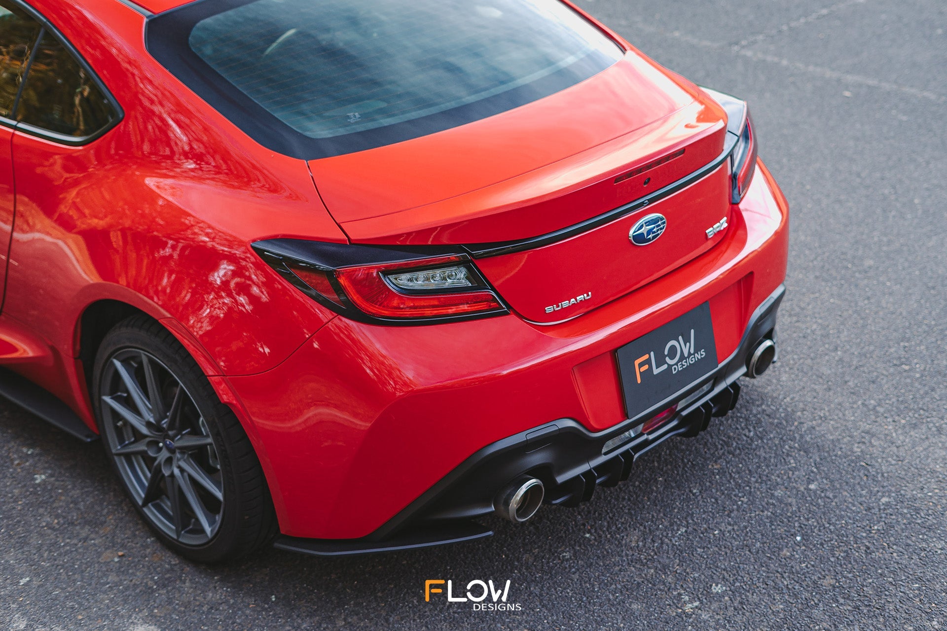FLOW Designs  ZD8 BRZ Flow-Lock Rear Diffuser (TEXTURED) - MODE Auto Concepts