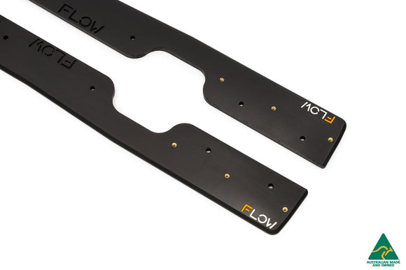 FLOW Designs  MK7 Golf R Wagon Side Skirt Splitters V3 (Pair) - MODE Auto Concepts