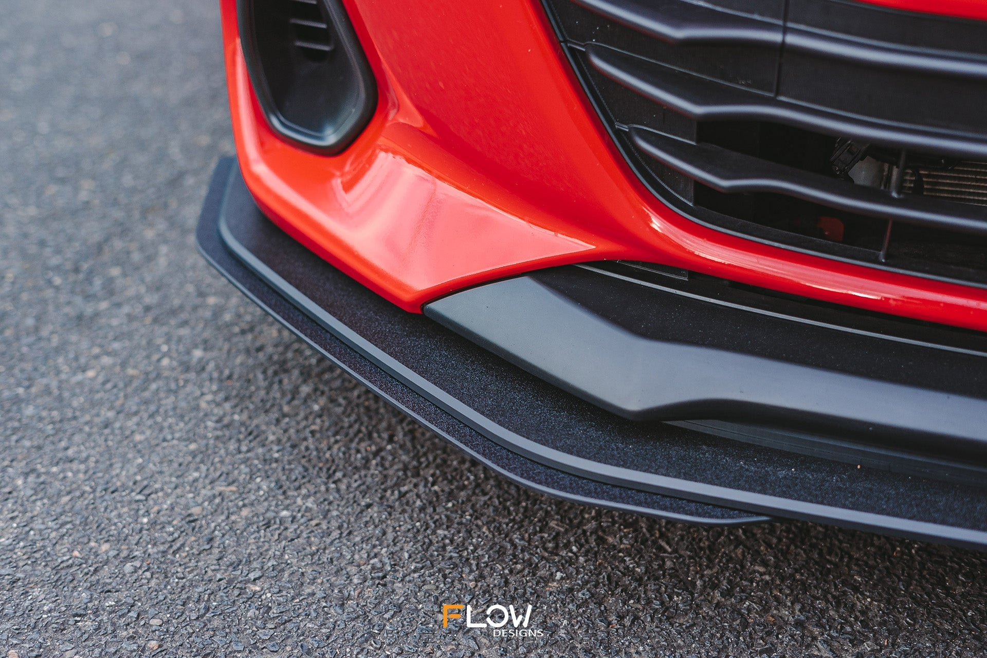 FLOW Designs  ZD8 BRZ Front Lip Splitter Extensions (Pair) - MODE Auto Concepts