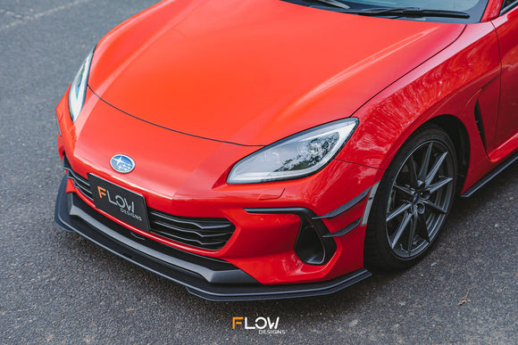 FLOW Designs  ZD8 BRZ Front Lip Splitter Extensions (Pair) - MODE Auto Concepts