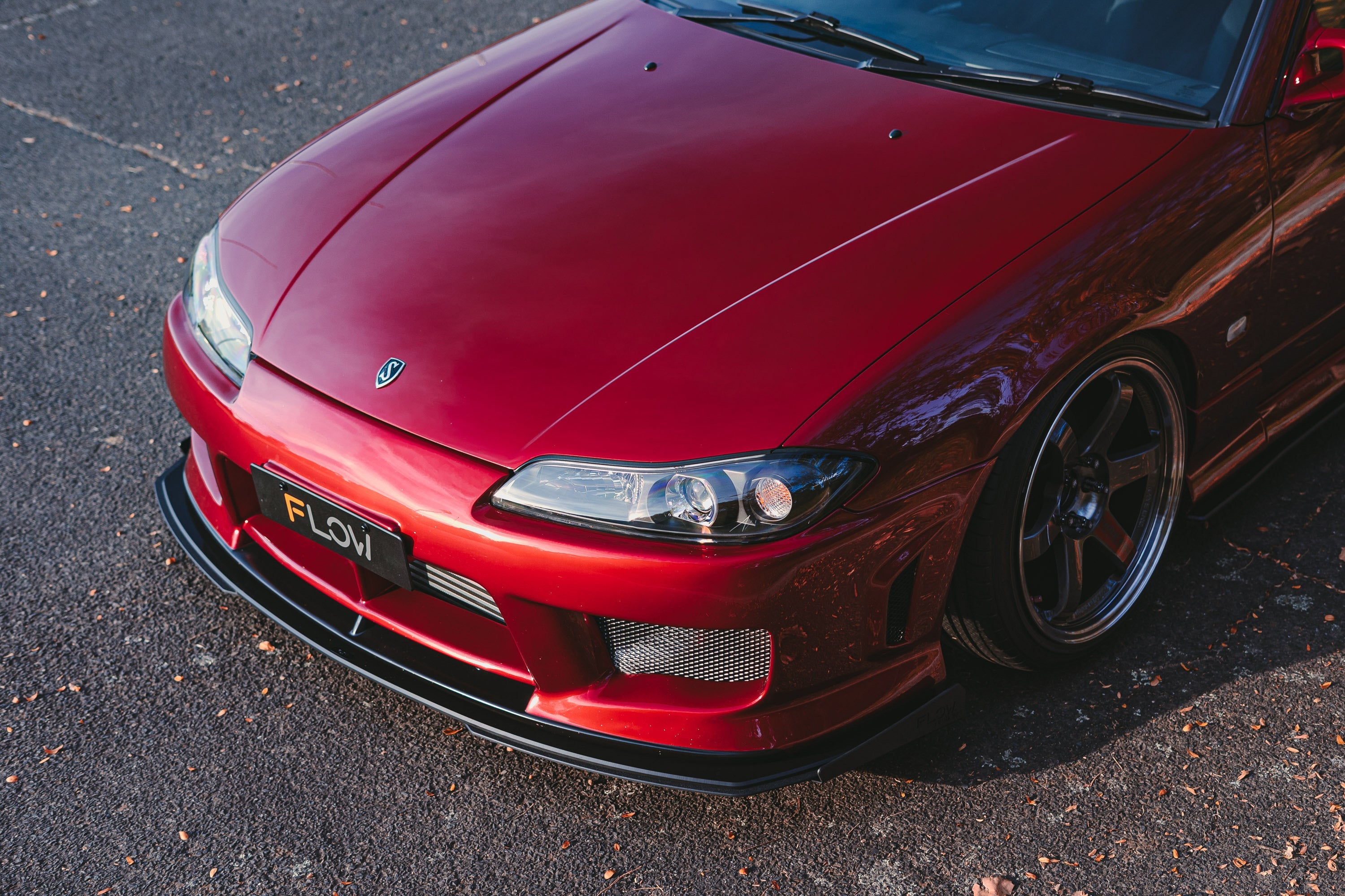 FLOW Designs  S15 / 200SX Full Lip Splitter Set (Aero or Standard)