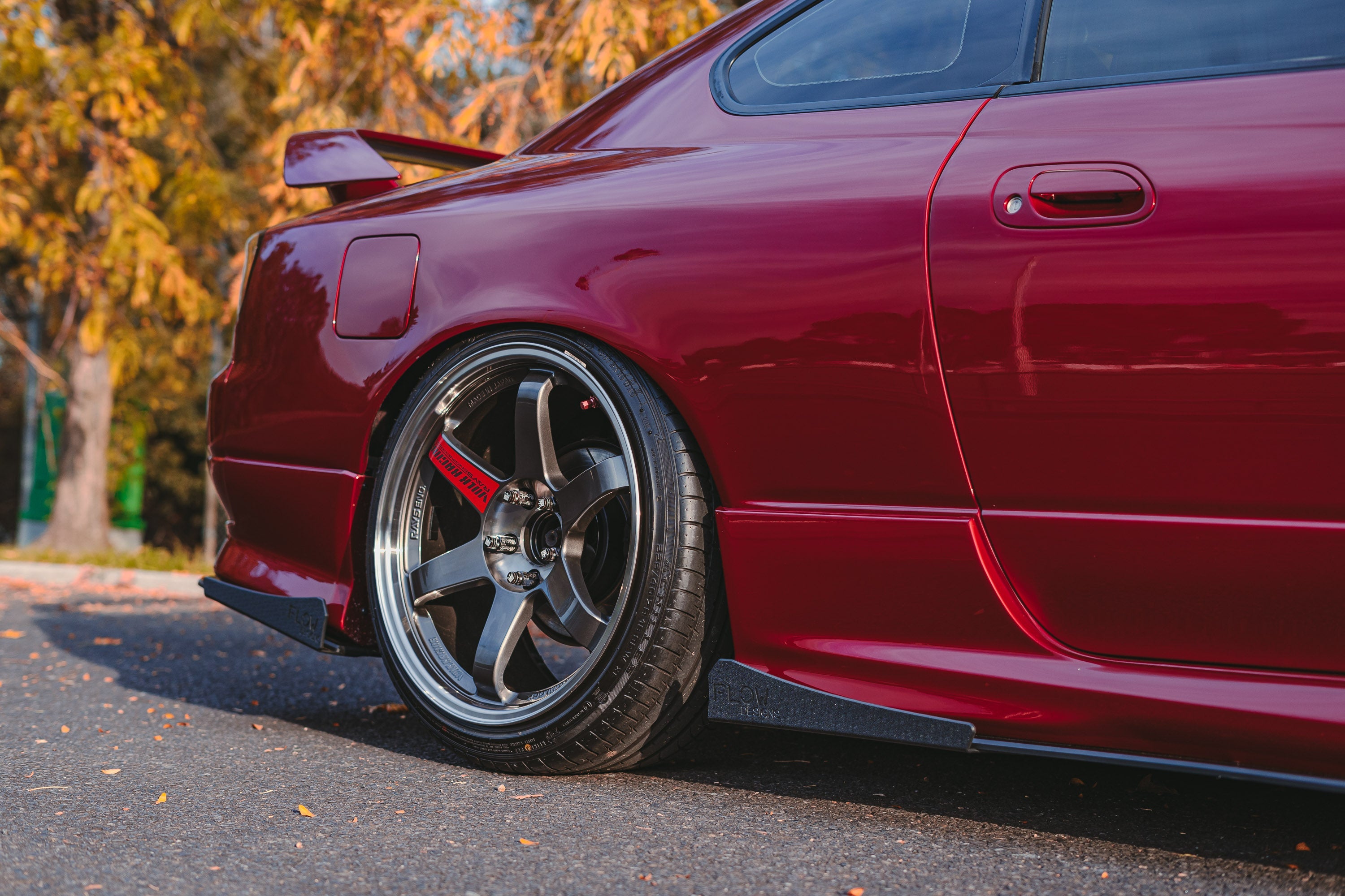FLOW Designs  S15 / 200SX Aero Side Skirt Splitters V3 (Pair) - MODE Auto Concepts