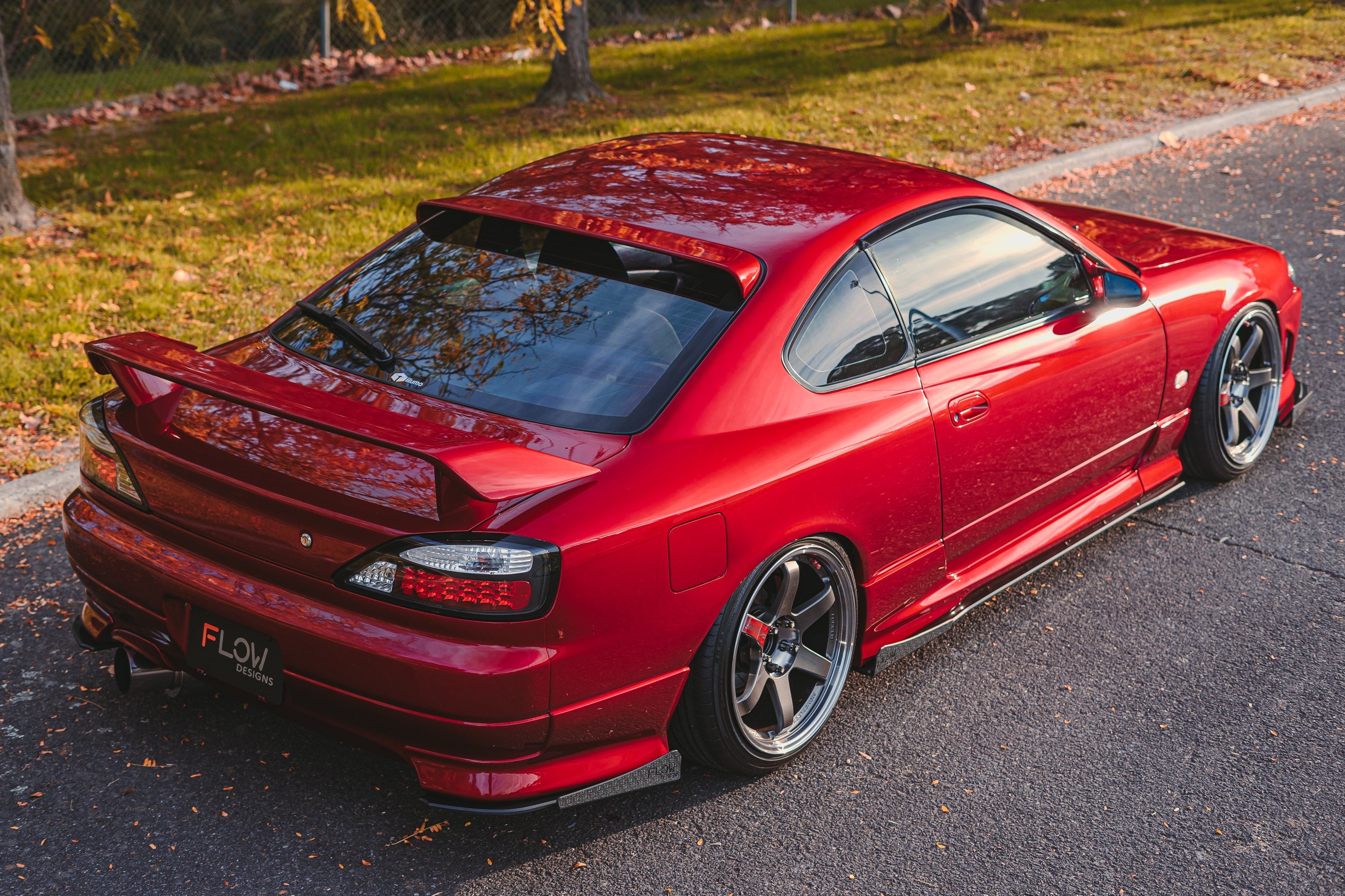 FLOW Designs  S15 / 200SX Rear Spats/Pods Winglets (Pair) - MODE Auto Concepts