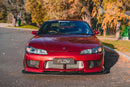 FLOW Designs  S15 / 200SX Aero Front Lip Splitter Extensions (Pair - For Aero Front Bar) - MODE Auto Concepts