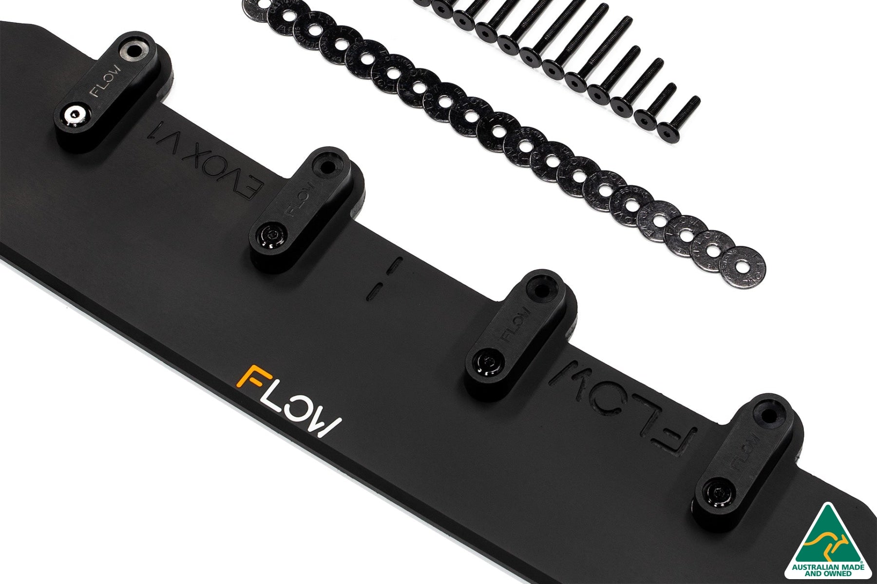 FLOW Designs  Lancer Evolution X Front Lip Splitter V1