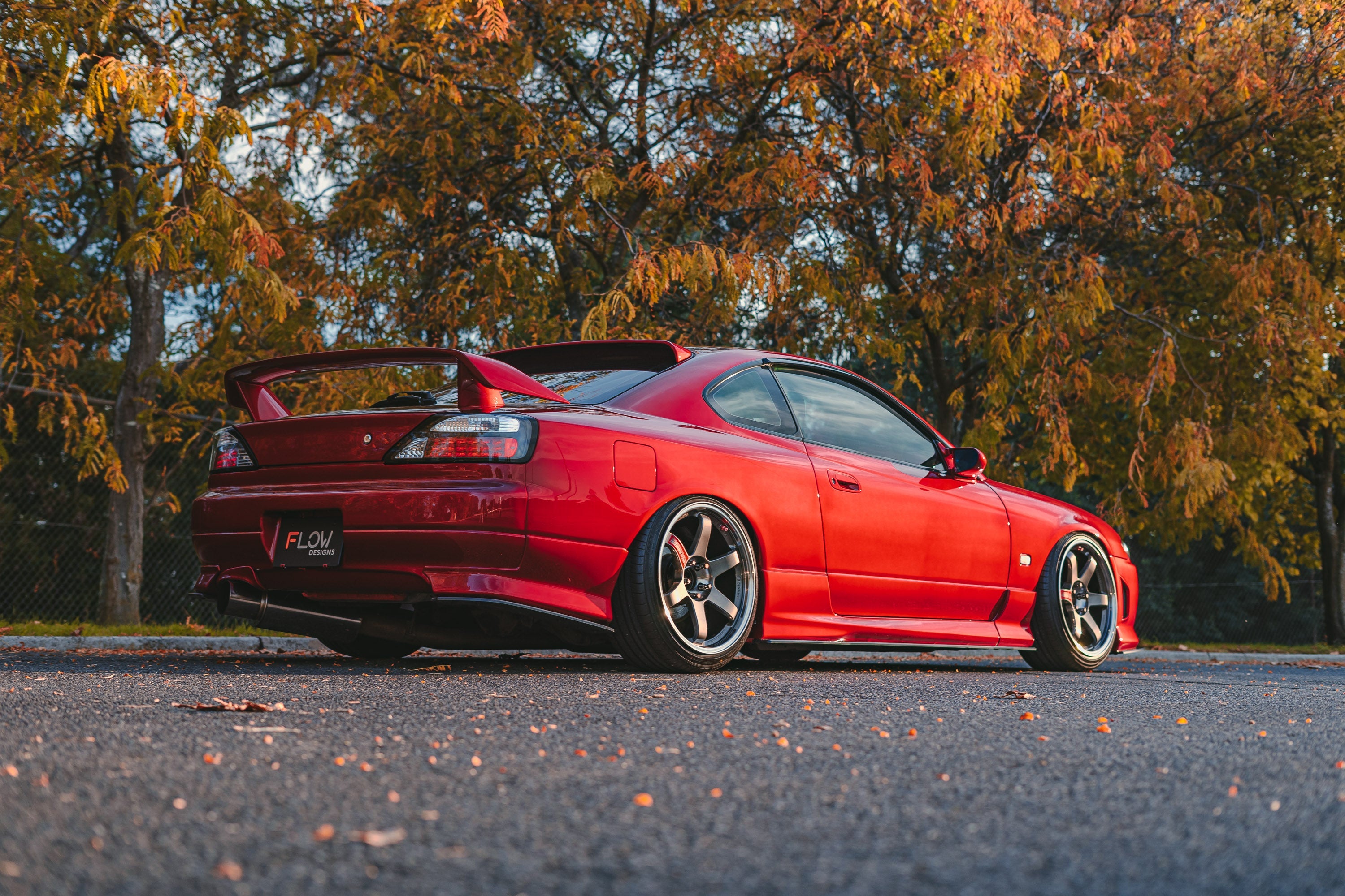 FLOW Designs  S15 / 200SX Aero Rear Pods/Spats V3 (Pair) - MODE Auto Concepts