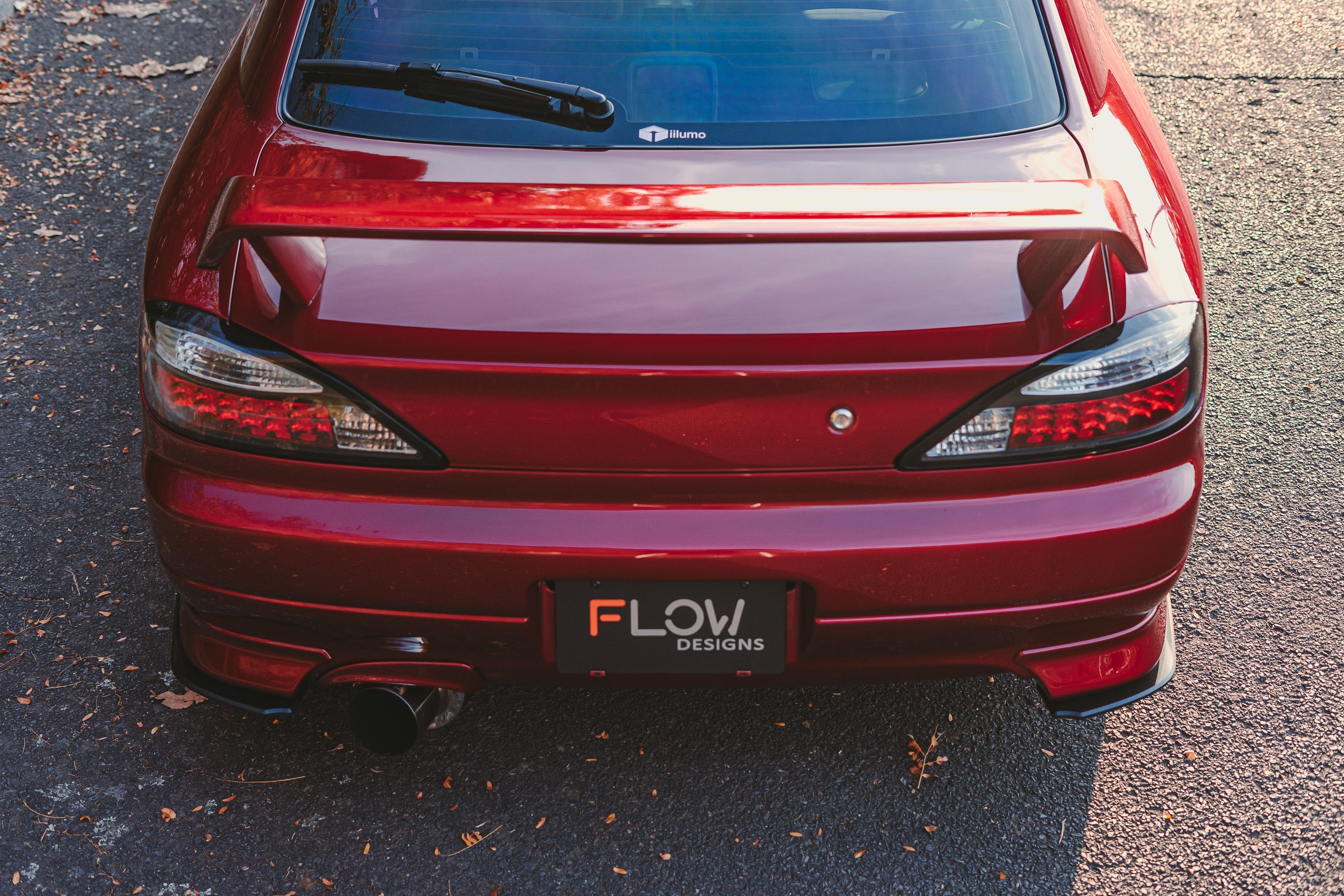 FLOW Designs  S15 / 200SX Aero Rear Pods/Spats V3 (Pair) - MODE Auto Concepts
