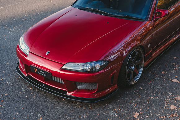 FLOW Designs  S15 / 200SX Aero Front Lip Splitter V3 (For Aero Front Bar) - MODE Auto Concepts