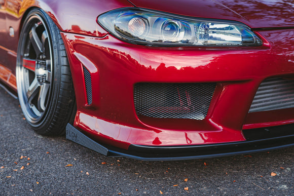 FLOW Designs  S15 / 200SX Aero Front Lip Splitter V3 (For Aero Front Bar) - MODE Auto Concepts