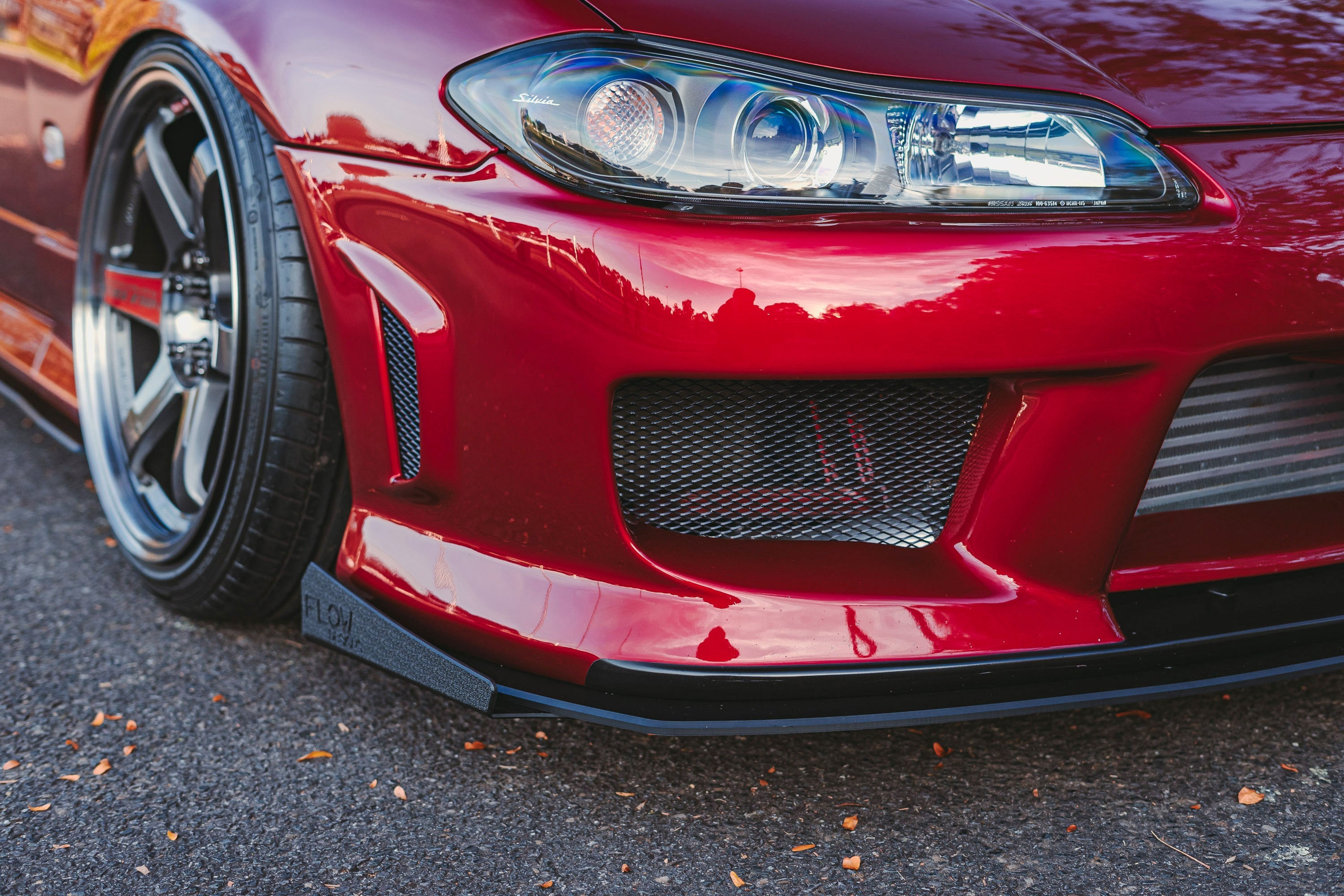 FLOW Designs  S15 / 200SX Full Lip Splitter Set (Aero or Standard)