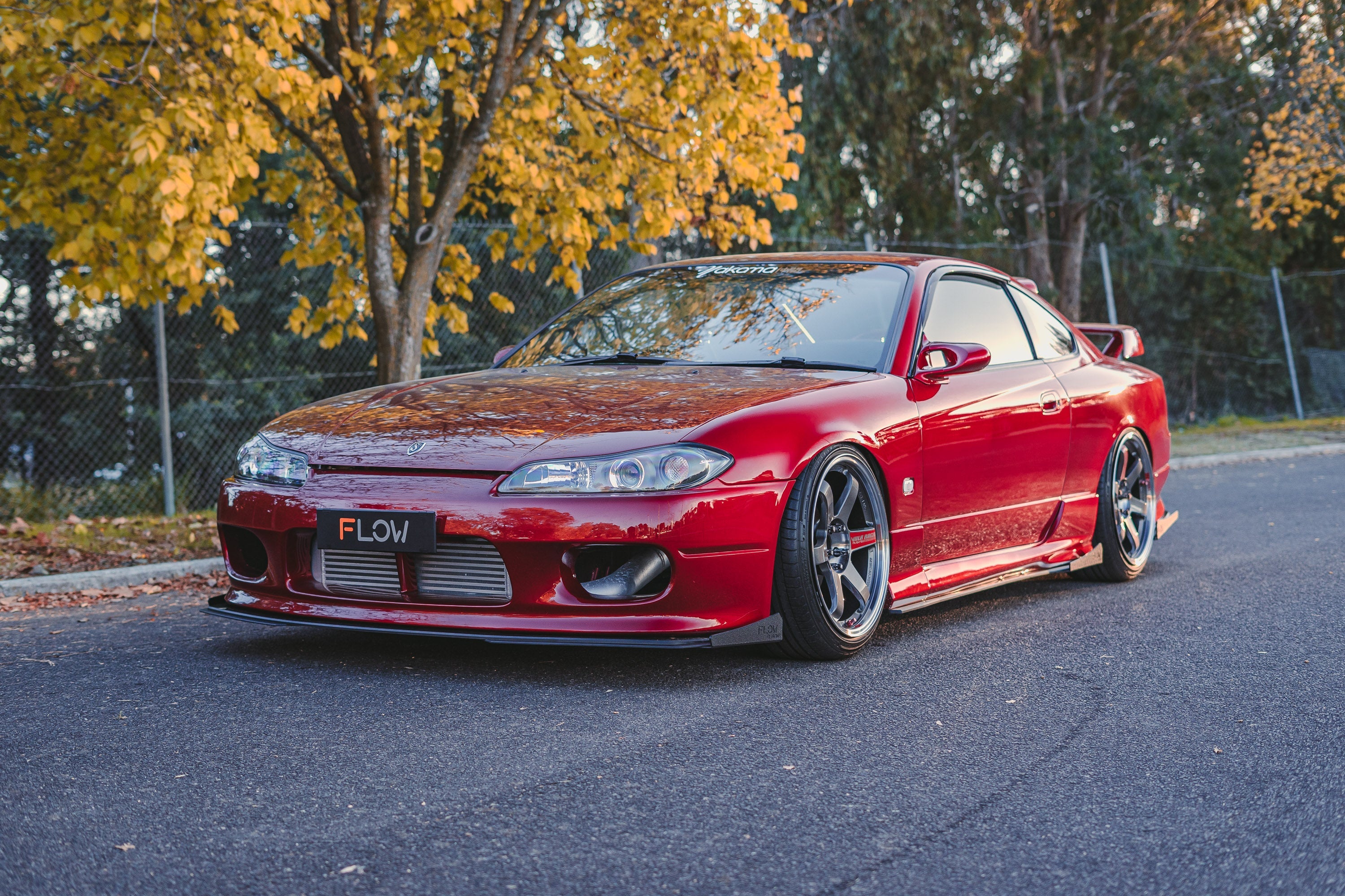 FLOW Designs  S15 / 200SX Full Lip Splitter Set (Aero or Standard) - 0