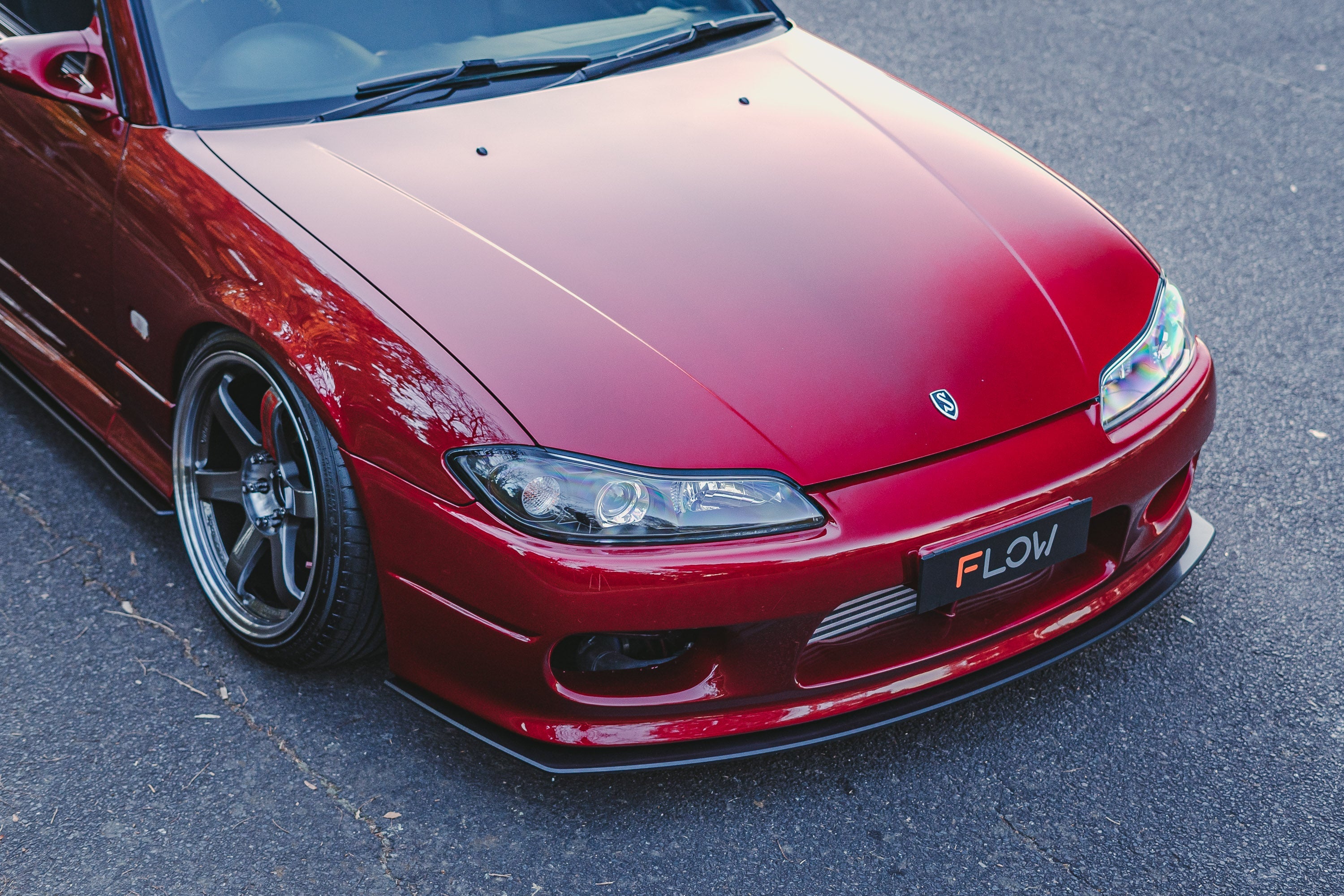 FLOW Designs  S15 / 200SX Full Lip Splitter Set (Aero or Standard)