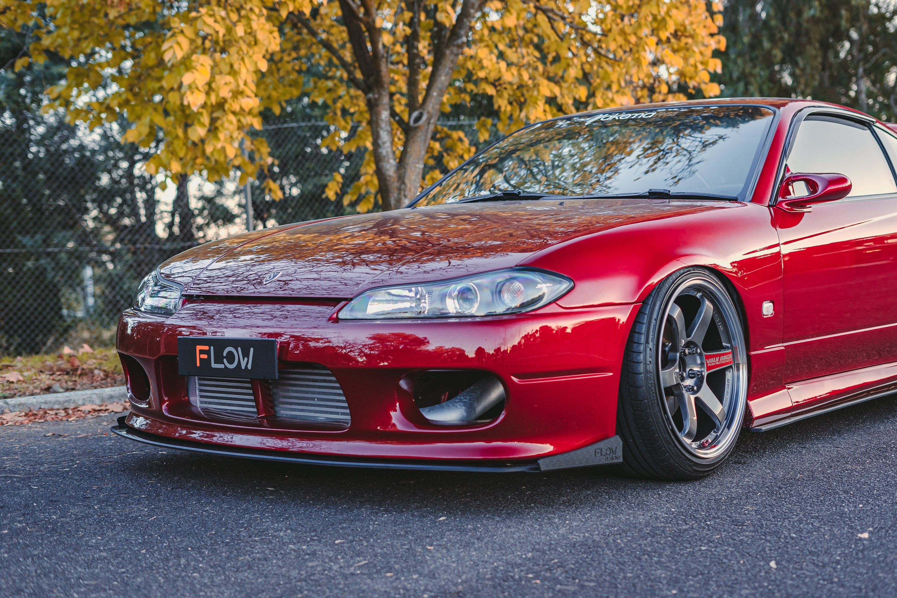 FLOW Designs  S15 / 200SX Full Lip Splitter Set (Aero or Standard)