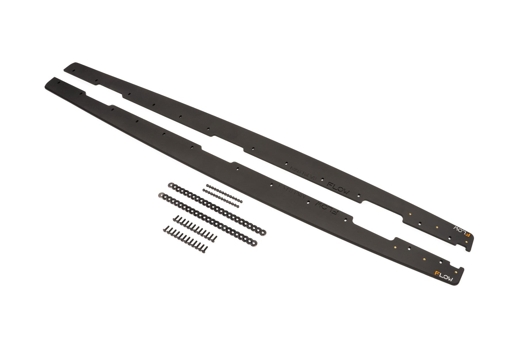 FLOW Designs  MK6 Golf R Side Skirt Splitters V3 (Pair)