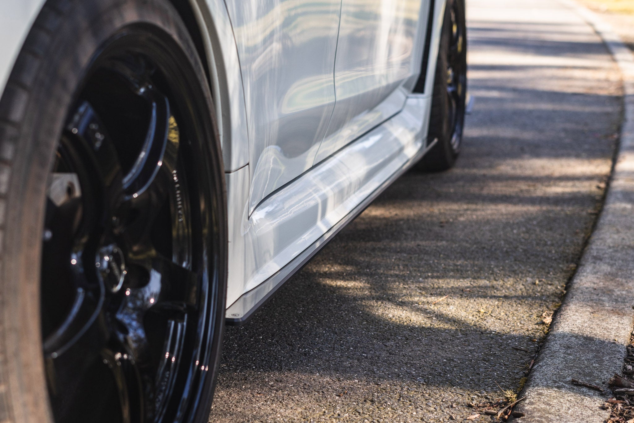 FLOW Designs  VA WRX & STI Side Skirt Splitters (Pair) - 0