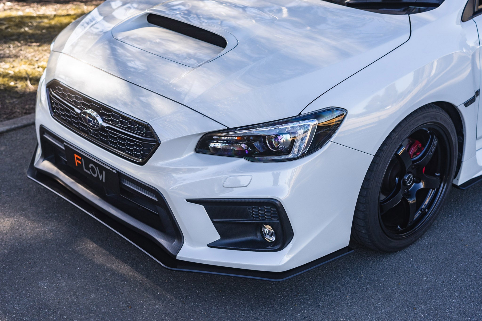 FLOW Designs  VA WRX & STI Front Lip Splitter - 0