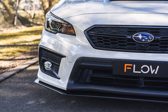 FLOW Designs  VA WRX & STI Front Lip Splitter - MODE Auto Concepts