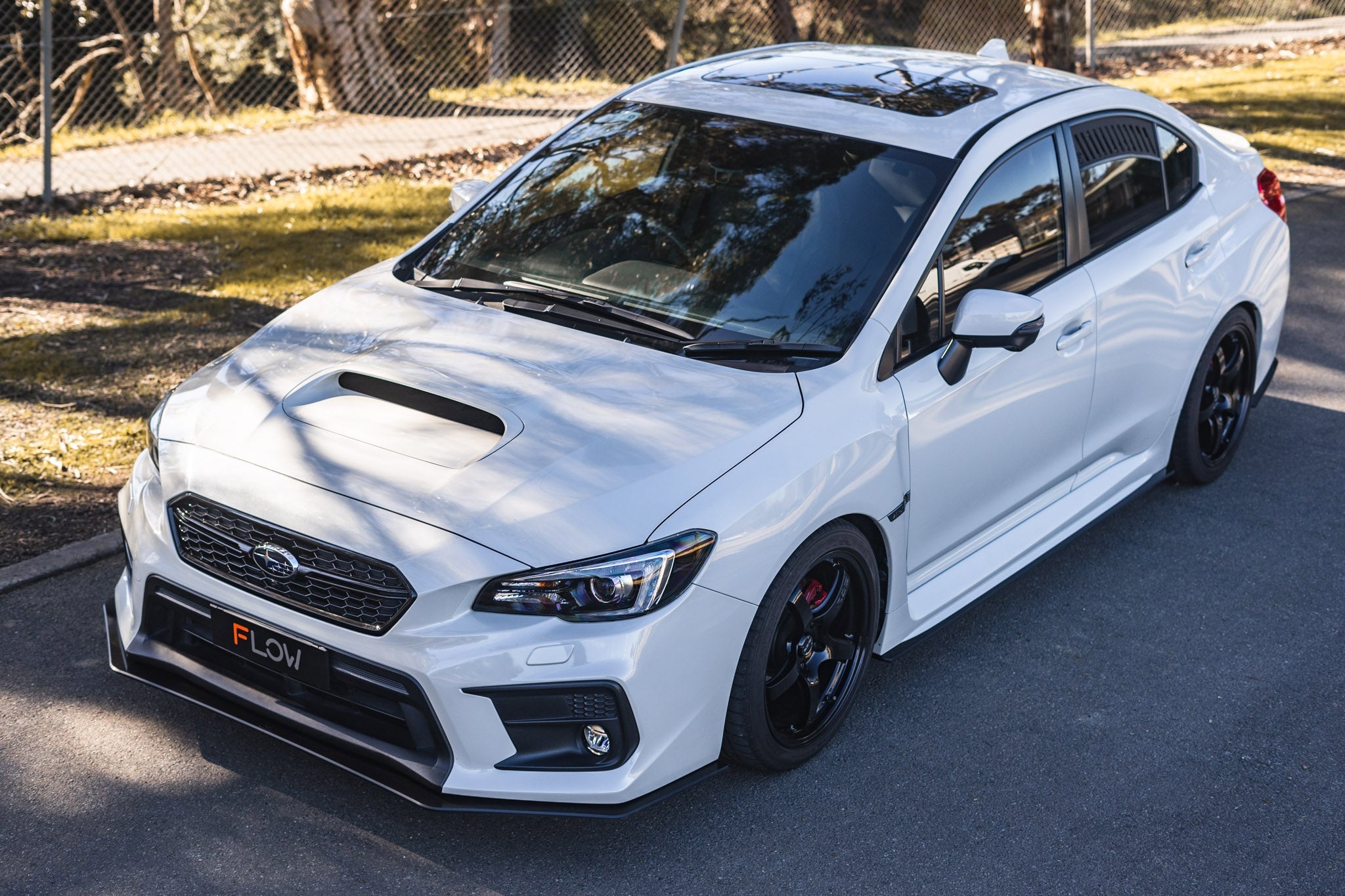 FLOW Designs  VA WRX & STI Front Lip Splitter