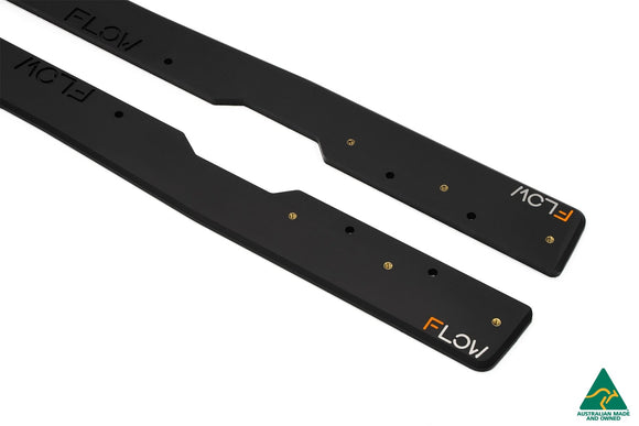 FLOW Designs  MK7.5 Golf R Wagon Side Skirt Splitters (Pair) - MODE Auto Concepts