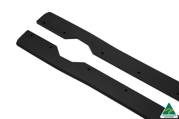 FLOW Designs  MK7.5 Golf R Side Skirt Splitters (Pair) - MODE Auto Concepts