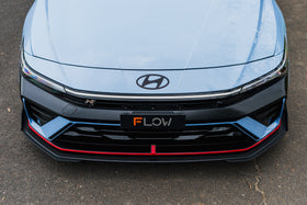 CN7 V2 i30N Sedan FL 2024 Front Lip Splitter & Mounting Brackets (Pair) - MODE Auto Concepts