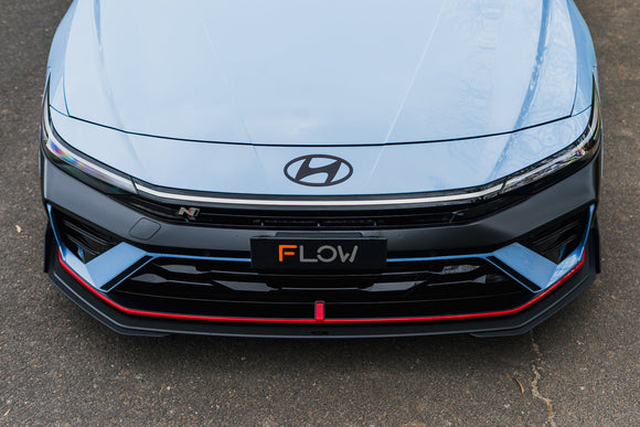 CN7 V2 i30N Sedan FL 2024 Front Lip Splitter & Mounting Brackets (Pair) - MODE Auto Concepts