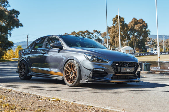 FLOW Designs  i30 N PD (PFL) Front Bumper Canards - MODE Auto Concepts