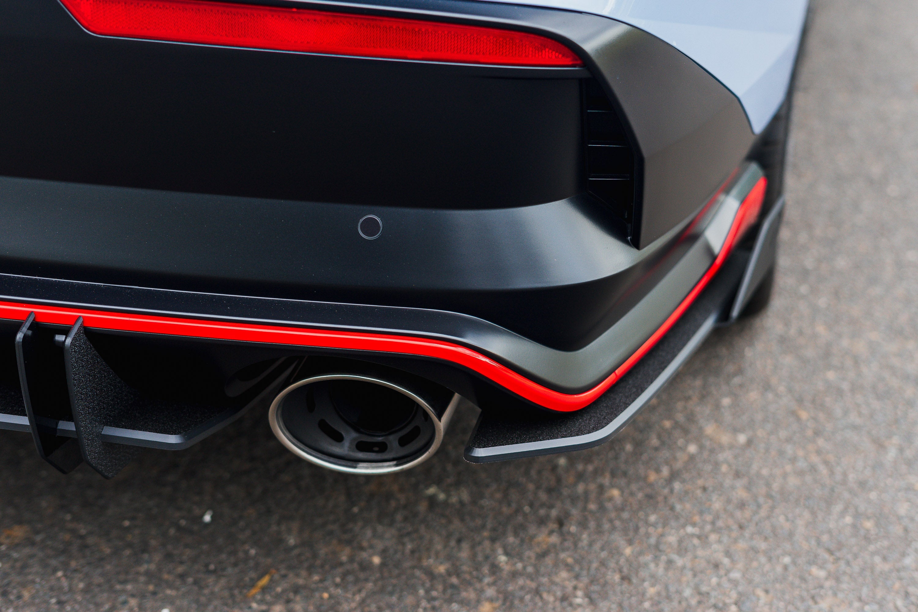 FLOW Designs  CN7 V2 Elantra N Sedan Facelift V2 - 2024 Rear Spats (Pair) - MODE Auto Concepts