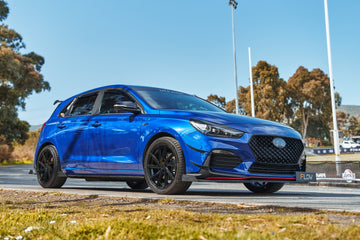 FLOW Designs  i30 N Line Front Bumper Canards - MODE Auto Concepts