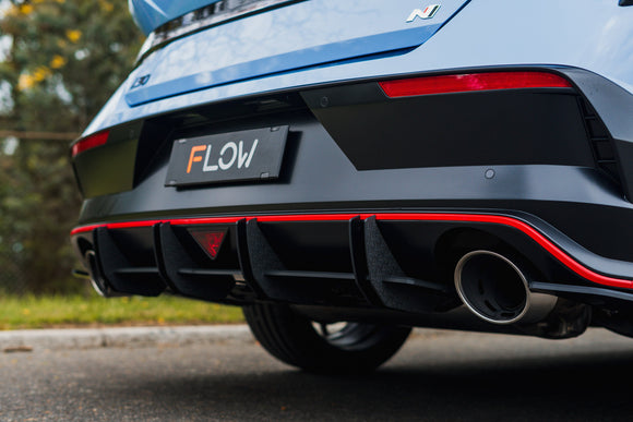 FLOW Designs  CN7 V2 i30N Sedan FL 2024 Flow-Lock Rear Diffuser - MODE Auto Concepts