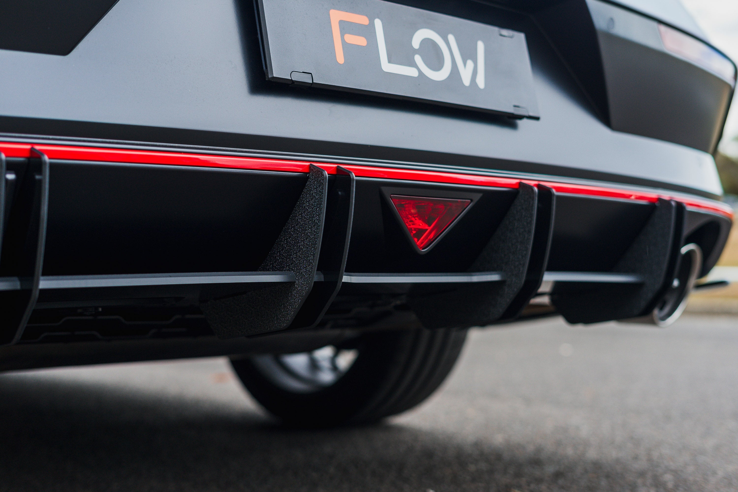 FLOW Designs  CN7 V2 Elantra N Sedan Facelift V2 - 2024 Flow-Lock Rear Diffuser - MODE Auto Concepts