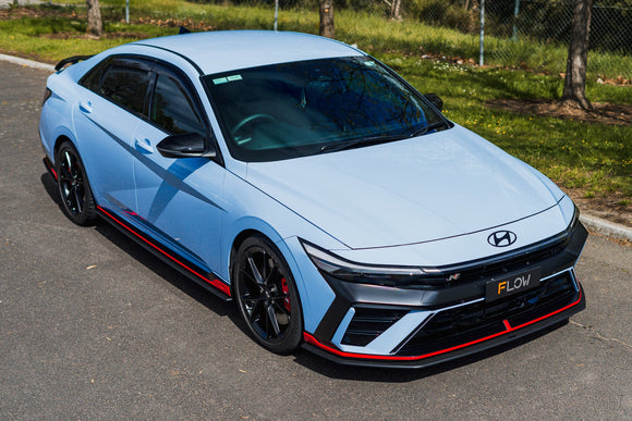 CN7 V2 Elantra N Sedan Facelift V2 - 2024 Side Skirt Splitters (Pair) - MODE Auto Concepts