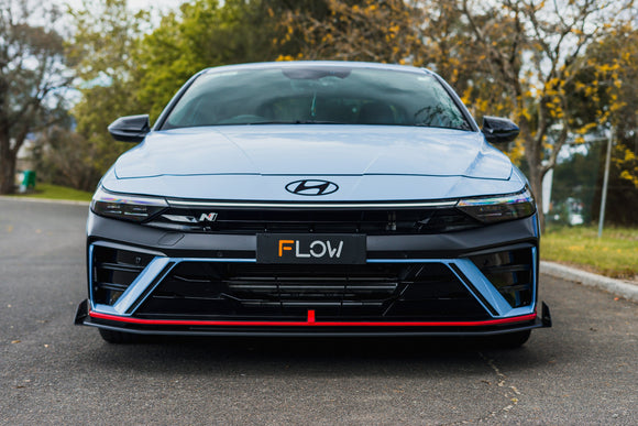 FLOW Designs  CN7 V2 Elantra N Sedan Facelift V2 - 2024 Front Lip Splitter Winglets (Pair) - MODE Auto Concepts