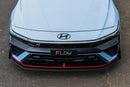 FLOW Designs  CN7 V2 Elantra N Sedan Facelift V2 - 2024 Front Lip Splitter Winglets (Pair) - MODE Auto Concepts