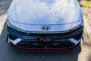 FLOW Designs  CN7 V2 Elantra N Sedan Facelift V2 - 2024 Front Lip Splitter & Mounting Brackets (Pair) - MODE Auto Concepts
