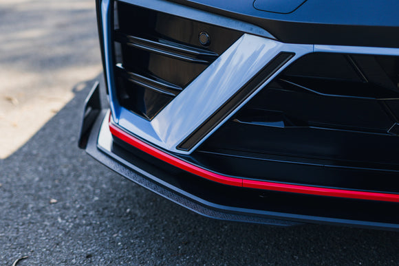 CN7 V2 i30N Sedan FL 2024 Front Lip Splitter & Mounting Brackets (Pair) - MODE Auto Concepts
