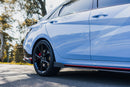 FLOW Designs  CN7 V2 Elantra N Sedan Facelift V2 - 2024 Side Skirt Splitter Winglets (Pair) - MODE Auto Concepts