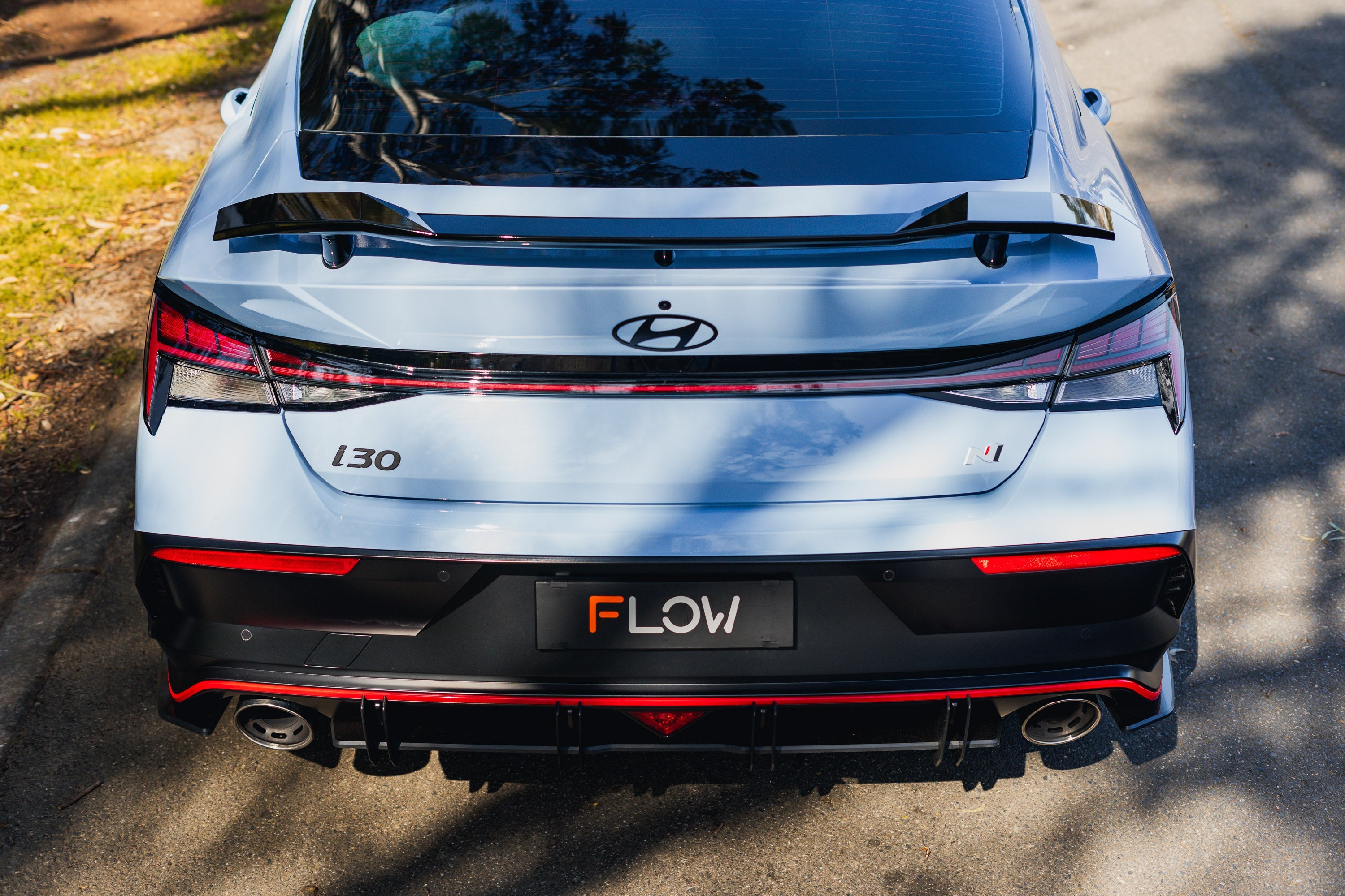 FLOW Designs  CN7 V2 Elantra N Sedan Facelift V2 - 2024 Flow-Lock Rear Diffuser - MODE Auto Concepts