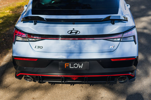 FLOW Designs  CN7 V2 i30N Sedan FL 2024 Rear Spats (Pair) - MODE Auto Concepts