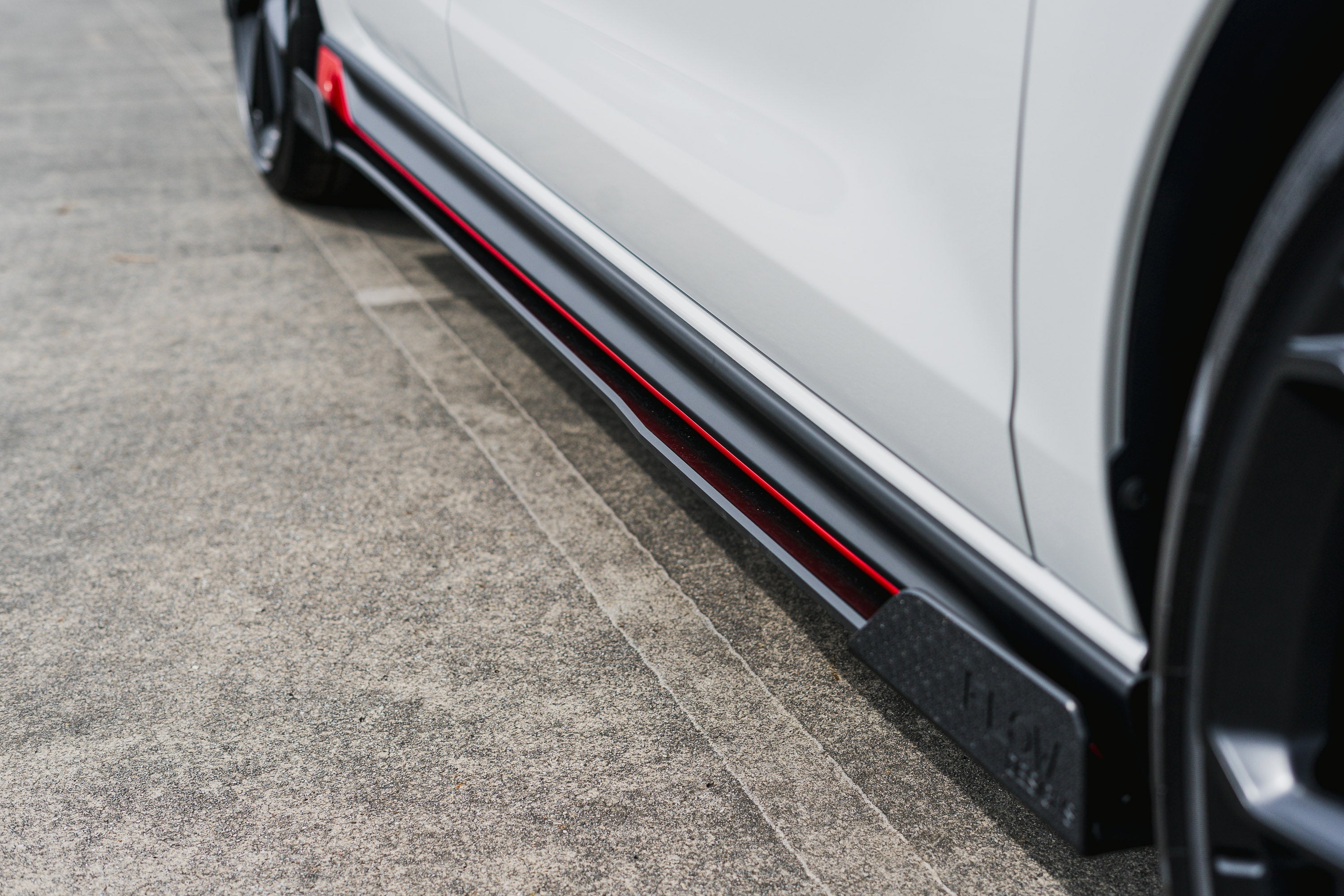 FLOW Designs  i30N Hatch PDE V6 FL2 2025 Side Skirt Splitters (Pair) - MODE Auto Concepts